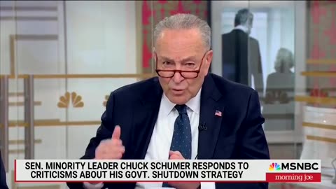 As Dems' Popularity Craters, Chuck Schumer Says His Party's 'Job' Is To Bring Trump's 'Down'