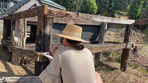 Spring Days of Zero Waste Building on our Permaculture Farm