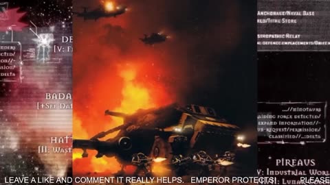WARHAMMER 40K RADIO 24/7 SLEEP ASMR LORE & STORY RERUN STREAM