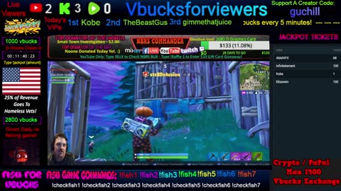 Play Word Game For VBucks! 🎉3,500+ Vbucks Giveaway Daily! / Will Make Our Own Fishing Game! :)