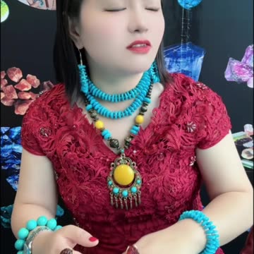 Turquoise is silent, yet it is the most beautiful expression