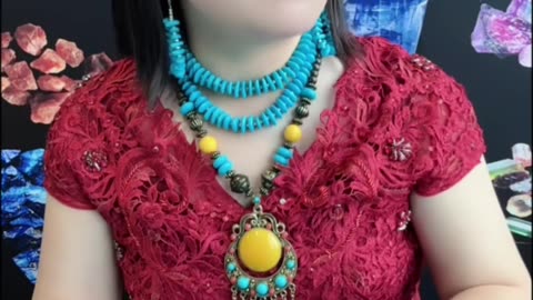 Turquoise is silent, yet it is the most beautiful expression