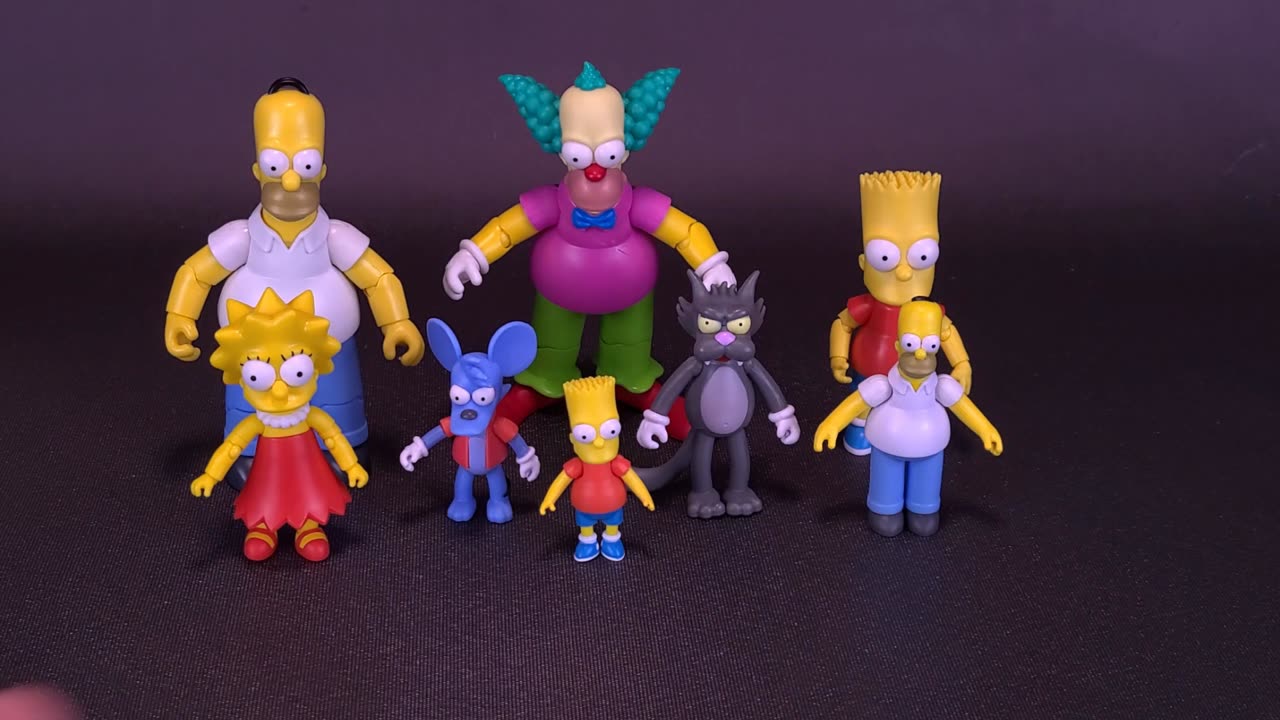 Jakks Pacific The Simpsons Itchy and Scratchy 2.5" Figures