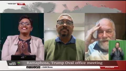 SA-US Relations Discussion of Ramaphosa and Trump Oval office meeting