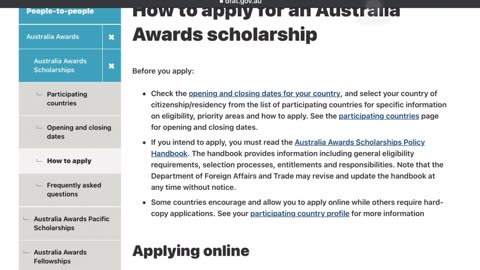 Australia Government Scholarships 2022/23 Fully funded for international students