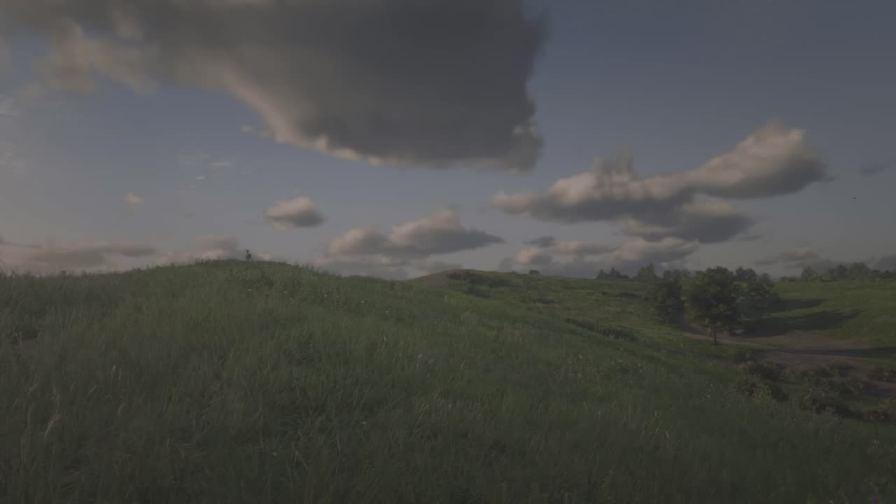 [4K] Red Dead Redemption 2 - Relaxing Grasslands Walk Ambience | Peaceful Open Plains Atmosphere 🌿🐴