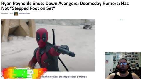 Ryan Reynolds Admits He Hasn't Step Foot In The Studio Of Avengers Doomsday
