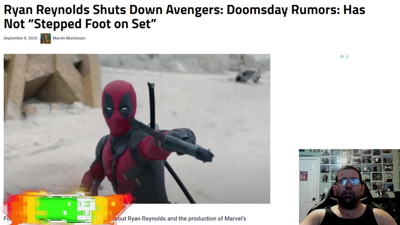 Ryan Reynolds Admits He Hasn't Step Foot In The Studio Of Avengers Doomsday