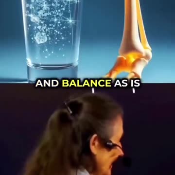 "Many people take calcium to strengthen their bones."