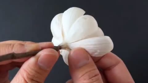 Garlic peels