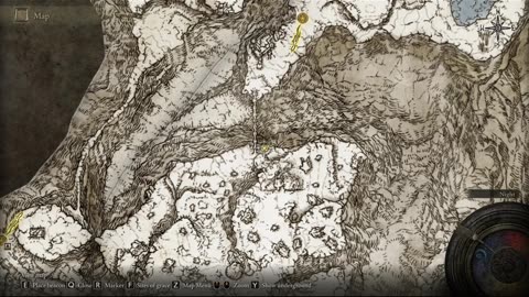 Elden Ring PC | Map: Mountaintops of the Giants, East from Whiteridge Road site of grace #shorts