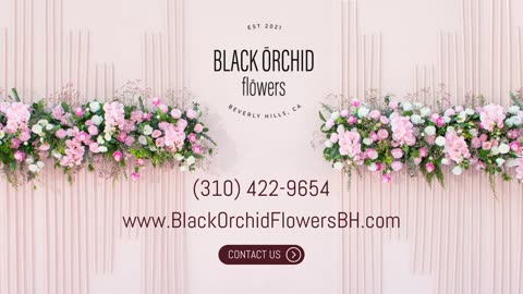 Corporate event florist * Call (310) 422-9654 | Black Orchid Flowers