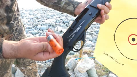 Testing Pattern of 12 G Ammunation (birds shot) #hunting #shotgun #youtubeshorts