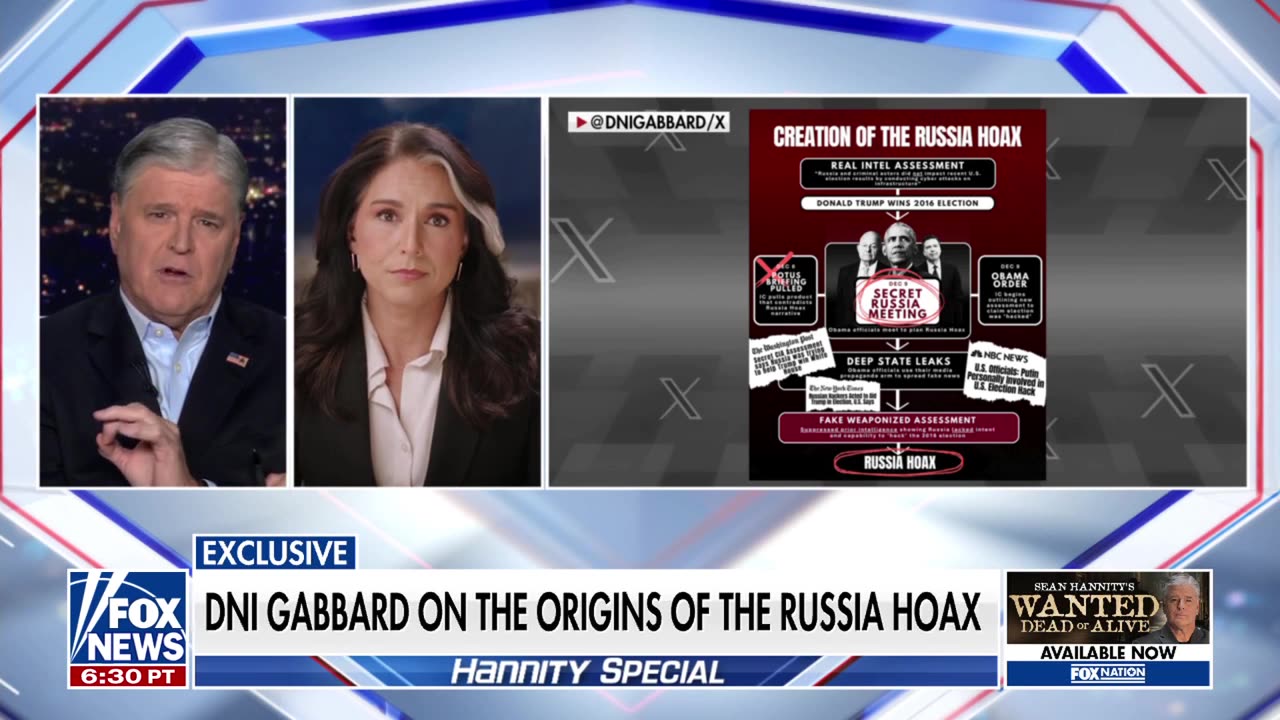 DOJ to assess Obama Russia hoax documents, criminal charges possible, says Tulsi Gabbard