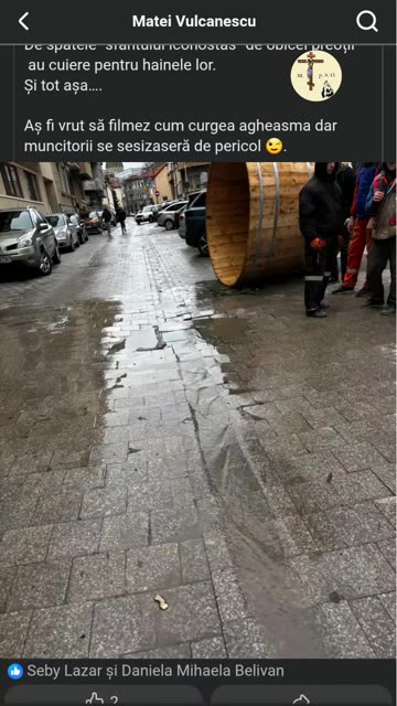 Ereticul Ecumenist Duca e cu EREZIA RELIGIOASA si ce fac ai lui ERETICI ECUMENISTI cu "agheasma"