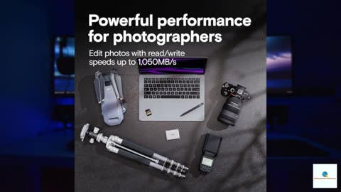 Crucial X9 Pro 2TB Portable SSD – Up to 1050MB/s Read and Write, Water and Dust Resistant,