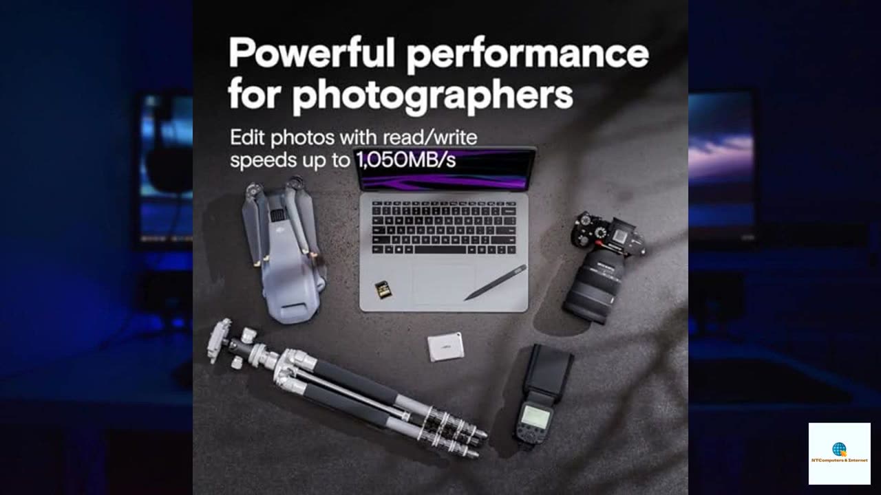 Crucial X9 Pro 2TB Portable SSD – Up to 1050MB/s Read and Write, Water and Dust Resistant,