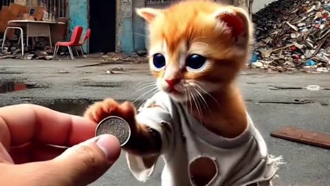 Poor cat