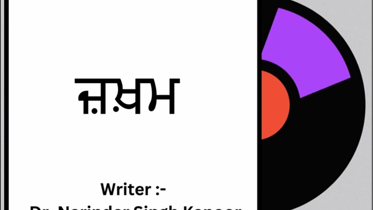 ਜ਼ਖ਼ਮ __ By _ Dr. Narinder Singh Kapoor