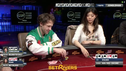 Phil Hellmuth, Jungleman, Xuan Liu, 3COIN ♦ Day 2♦ Livestream High Stakes Poker Cash Game