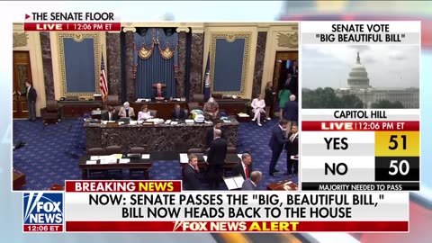 BREAKING: Senate passes Trump's 'big, beautiful bill'