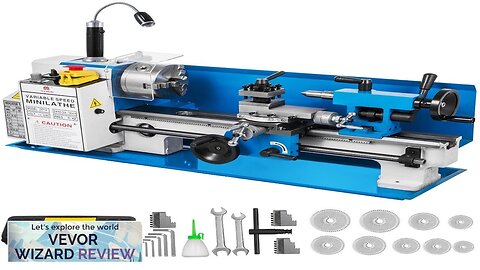 VEVOR Metal Lathe 7x14inch Precision Bench Top Mini Metal Lathe 550W Precision Review