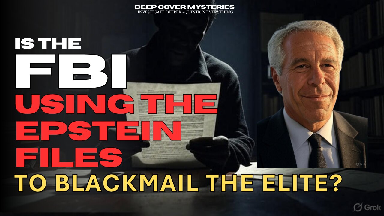 Epstein Files EXPOSED: Is the FBI Blackmailing the Elite Like J. Edgar Hoover