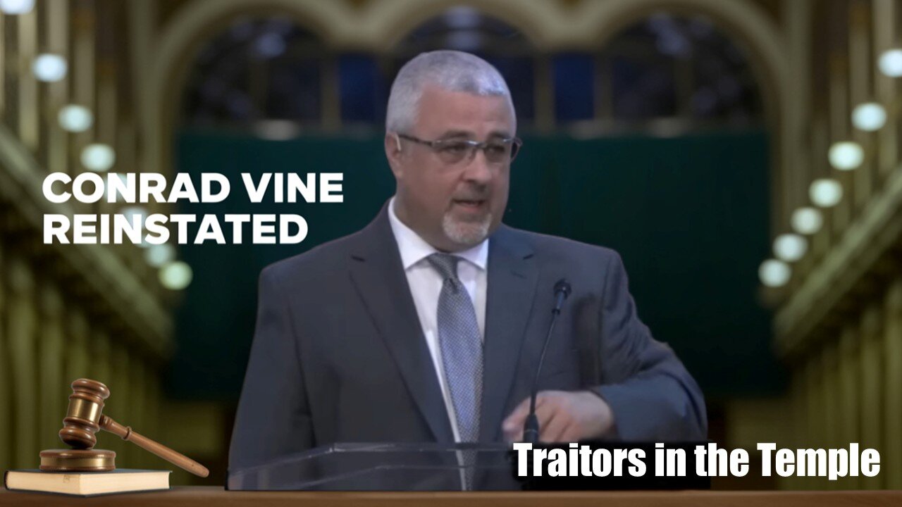 Conrad Vine Re-instated - Traitors in the Temp