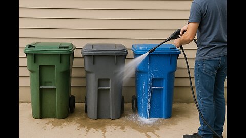 3 Simple Steps to Clean ANY Trash Can (With Just Soap, Water & Bleach!)