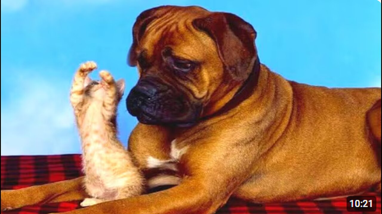 Funniest animal video - Cat and dog video - funny animals - pets family