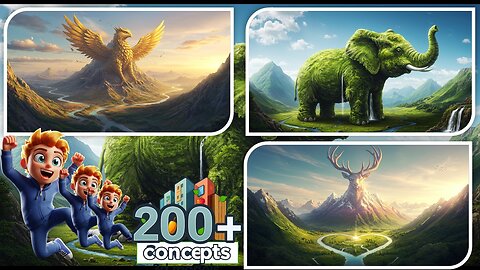 AI-Generated Animal-Shaped Mountains: Where Nature Meets Imagination