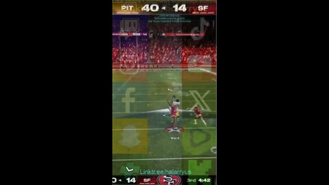 Big Play PIT 47 vs SF 14 #AllMadden #Madden25 #NFLmadden #madden