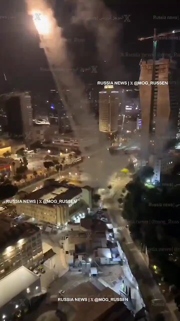 The Israeli air defense system stationed within residential NEIGHBORHOODS was directly struck