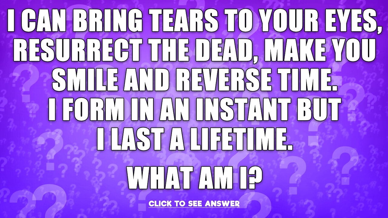 Do you know the answer to this riddle?