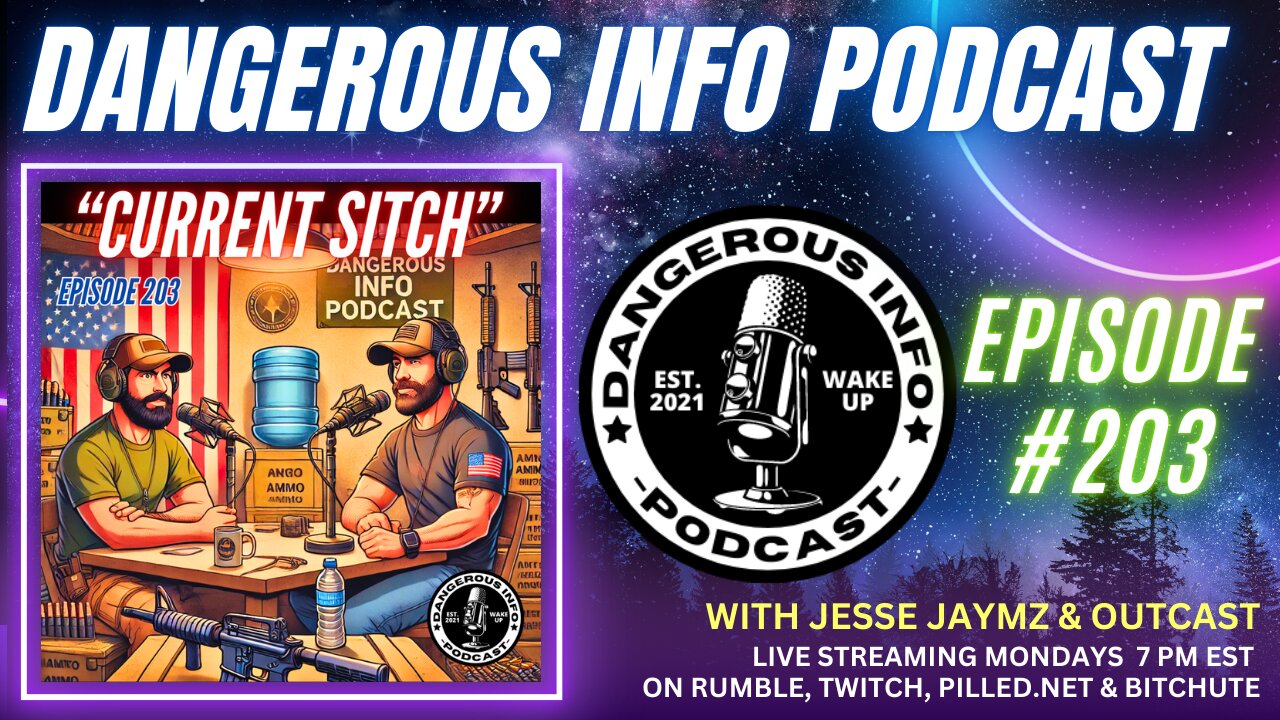 203 "Current Sitch" with Jesse Jaymz and Outcast pontificating on the matters of the day