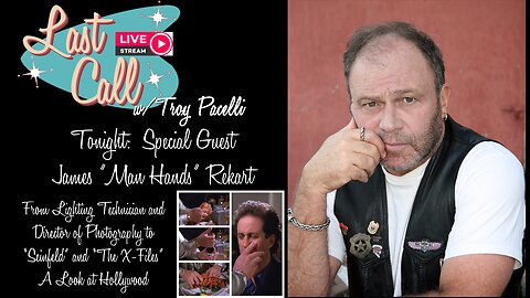 Last Call – Drinks and Chat with Special Guest, James "Man Hands" Rekart
