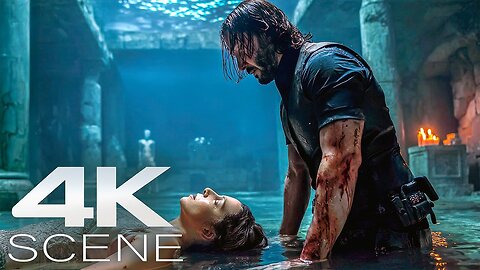John Wick Manhandles Ballerina (2025) Fight Scene - BALLERINA Movie Clip | 4K