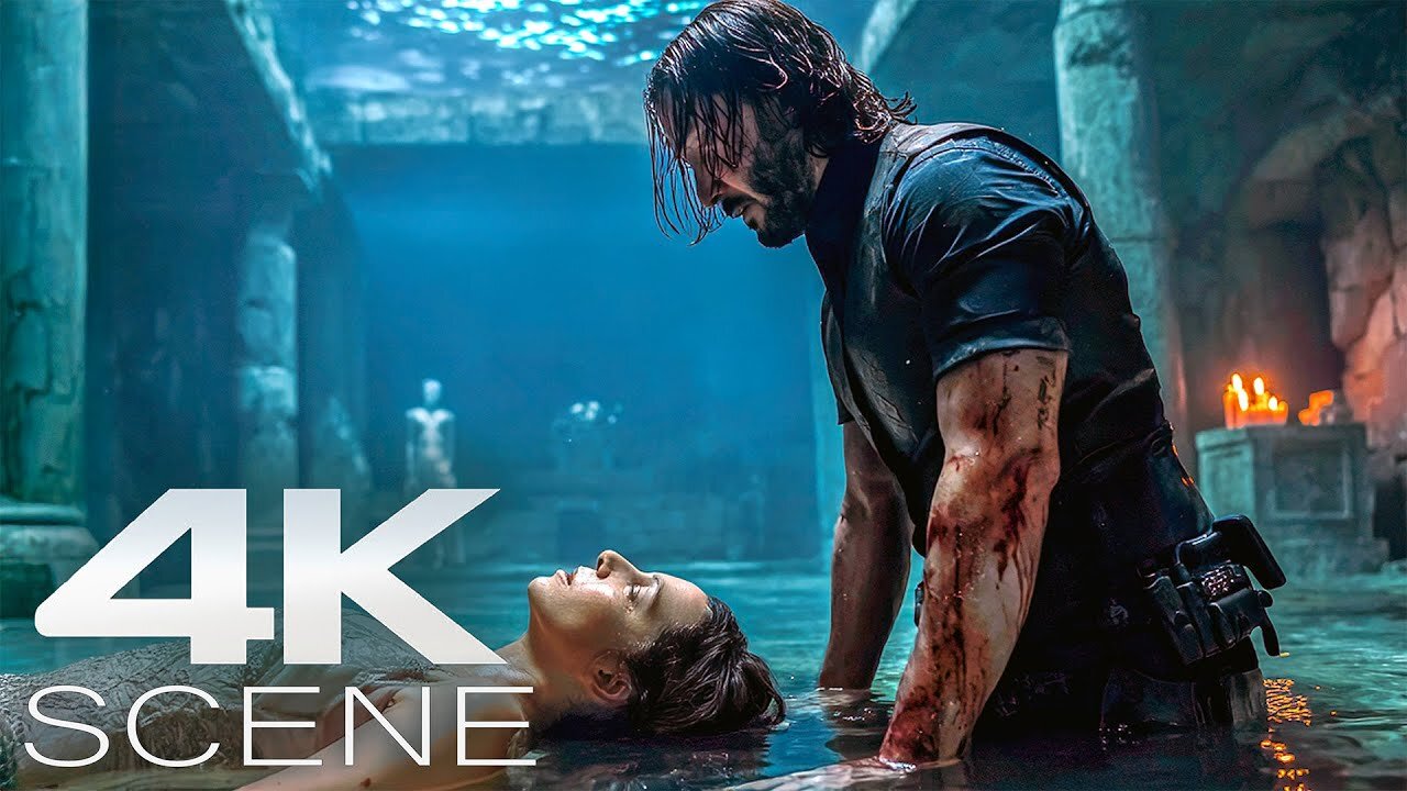 John Wick Manhandles Ballerina (2025) Fight Scene - BALLERINA Movie Clip | 4K