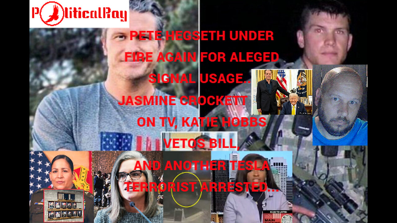Hegseth alleged to misuse Signal again, Crocket cries on tv...
