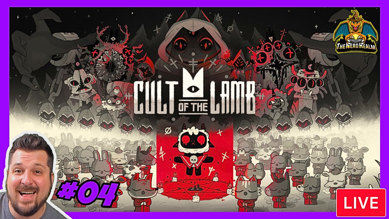 Cult of the Lamb #04 | Join my Cult! | 1st Time Playing | Nerd Realm Playthrough