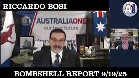 Riccardo Bosi: Bombshell Report 9/19/25: Kirk & Trump Assassination Attempts False Flags?
