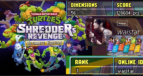 Waistar. World Champ. 128K. Extended Review. Shredder's Revenge. Playstation. Survival Mode. TMNT.