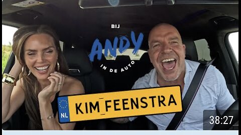 Kim Feenstra bij andy in de auto