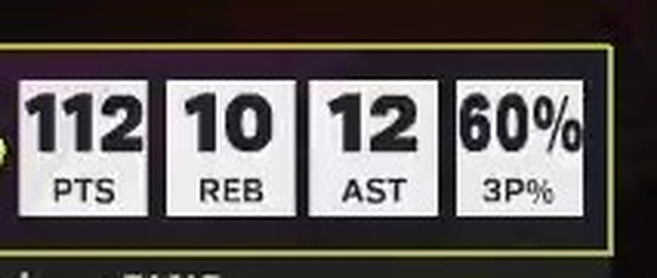 I got 112 Point Triple Double MyCareer Pro SG S5 NBA 2K25