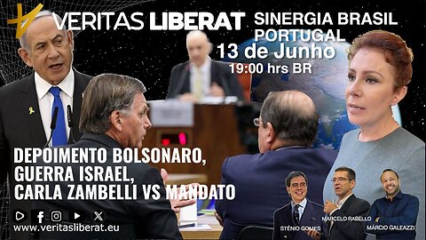 Sinergia Brasil Portugal - 13/06/2025 - DEPOIMENTO BOLSONARO, GUERRA ISRAEL, CARLA ZAMBELLI MANDATO