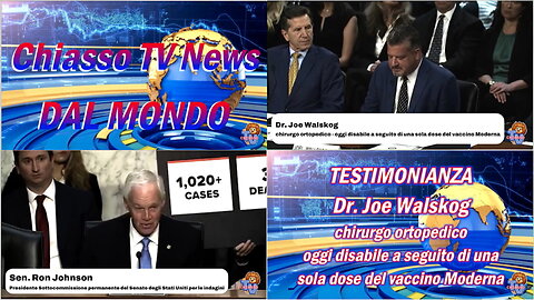 La testimonianza del dott. Walskog oggi disabile a causa una sola dose
