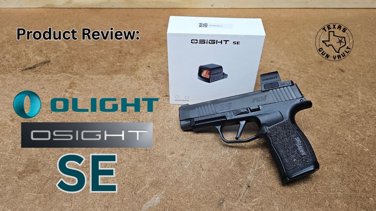 Product Review: Osight SE - A fully enclosed micro red dot w/ side loading battery & RMSc footprint