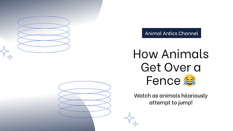 How Animals Get Over a Fence (With Emojis) 😂
