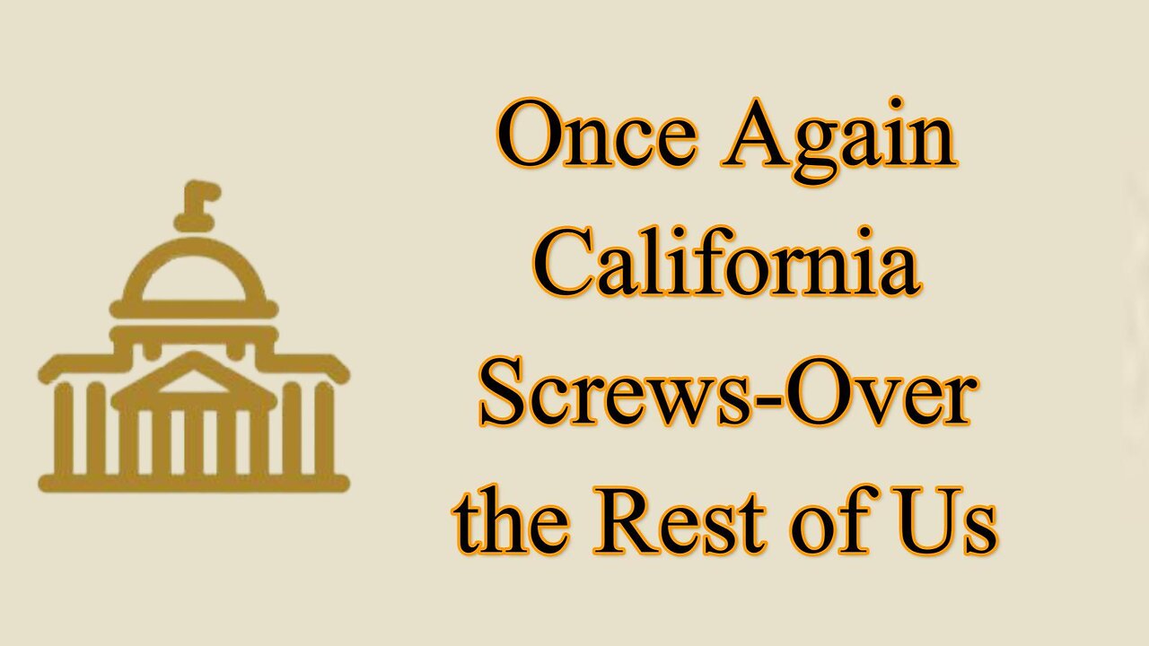 Newsom and His Fellow California Commies Wreck Everything