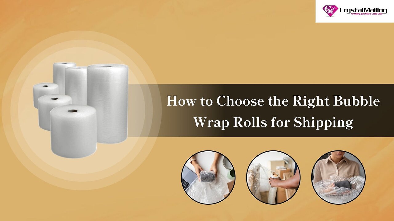 The Ultimate Guide to Choosing the Right Bubble Wrap Roll – Crystal Mailing